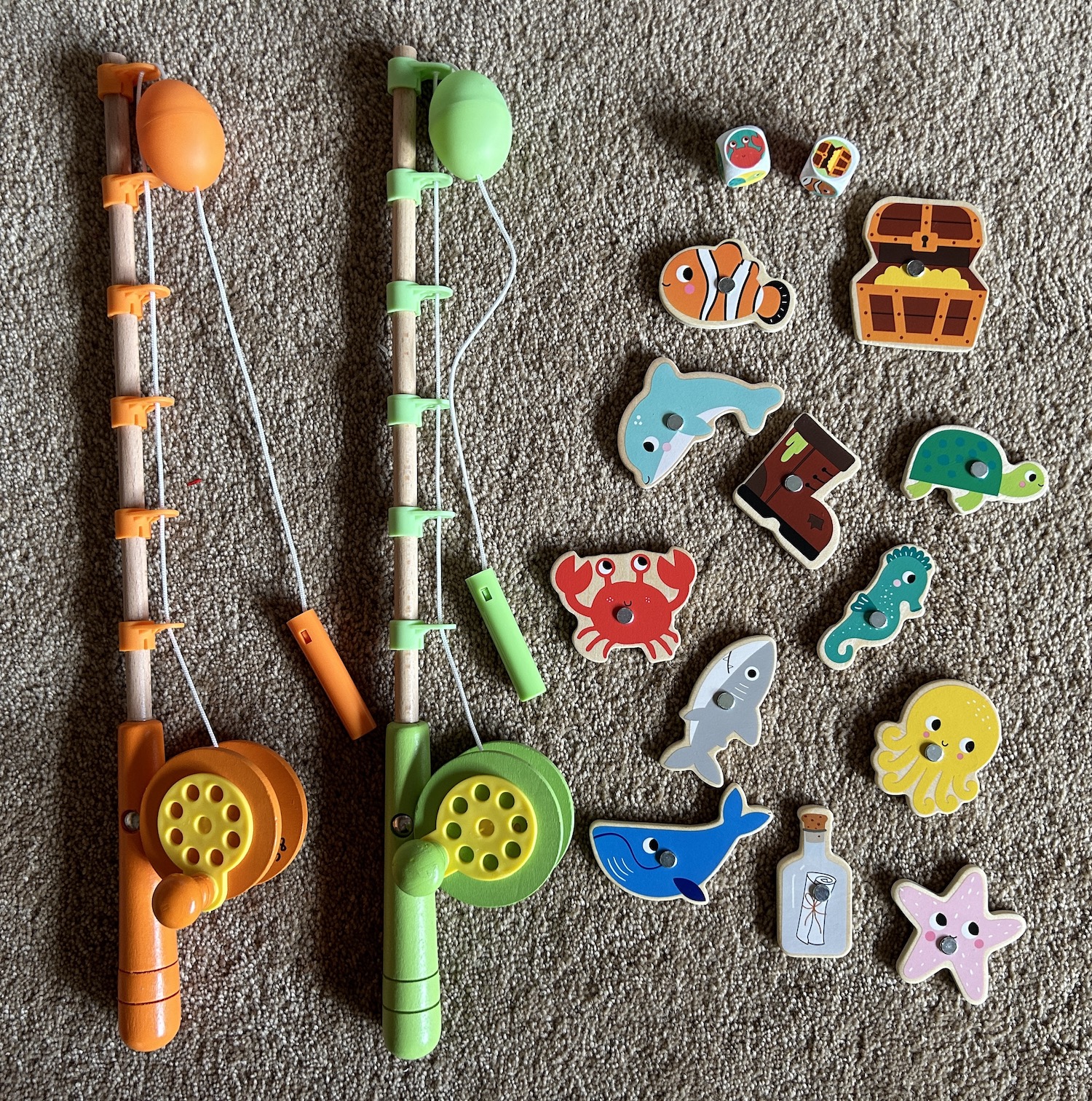 Fishing Rods and Magnets 