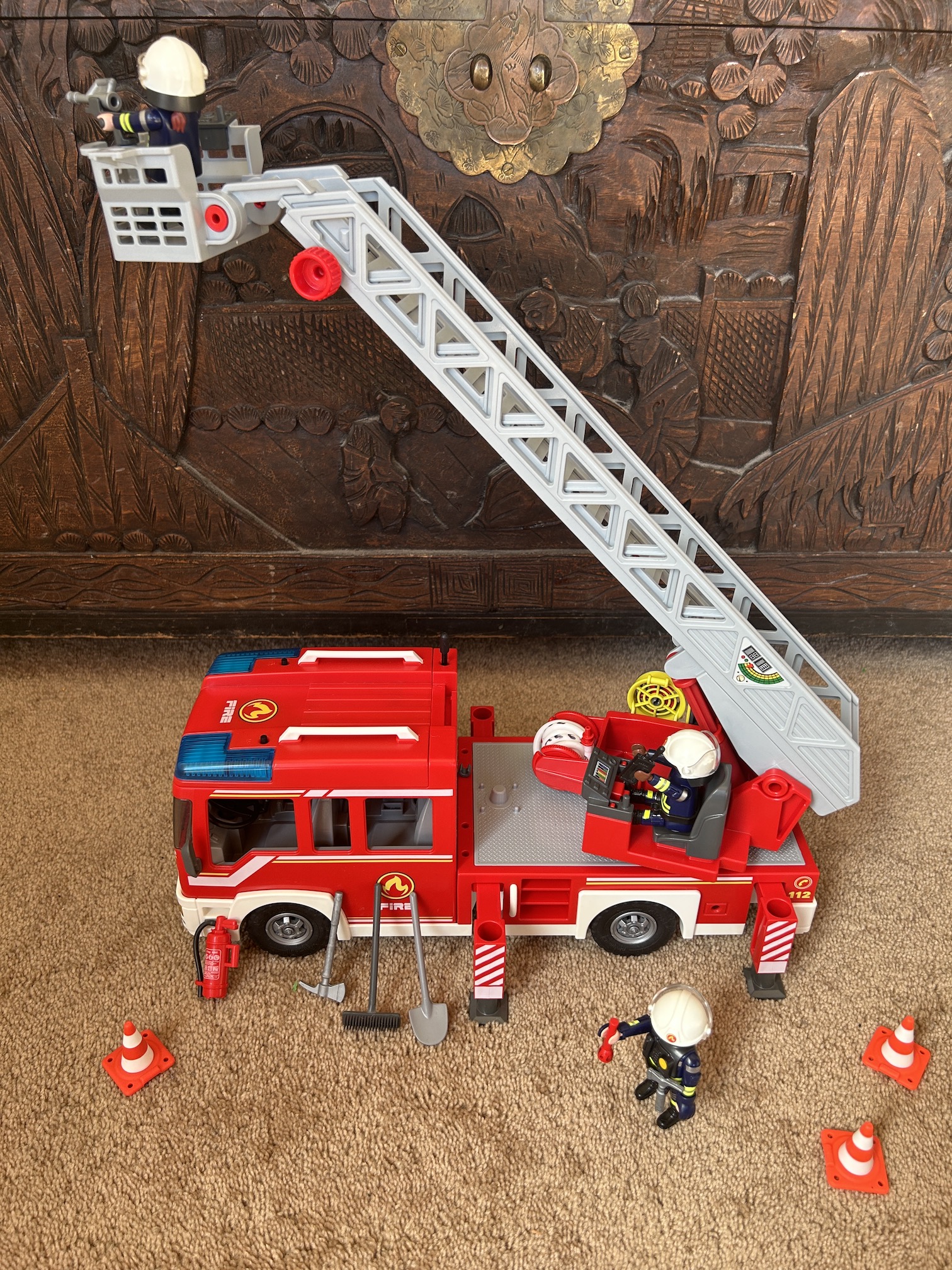 Playmobil Fire Engine with Ladder